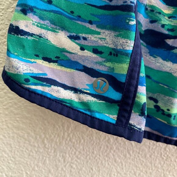 Lululemon Tracker Short III Lined Multi-Color 3.5 Inch Inseam Athletic Gym 10 - Picture 4 of 6